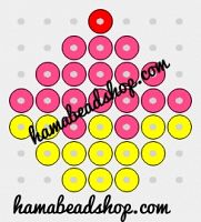 cupcake Hama Beads Template